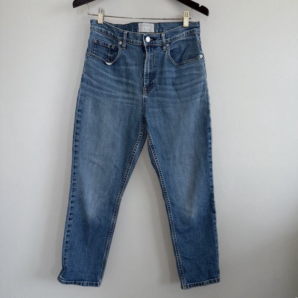 Everlane Woman’s Jeans Size 2 Ankle Medium Wash EUC Denim Straight Leg